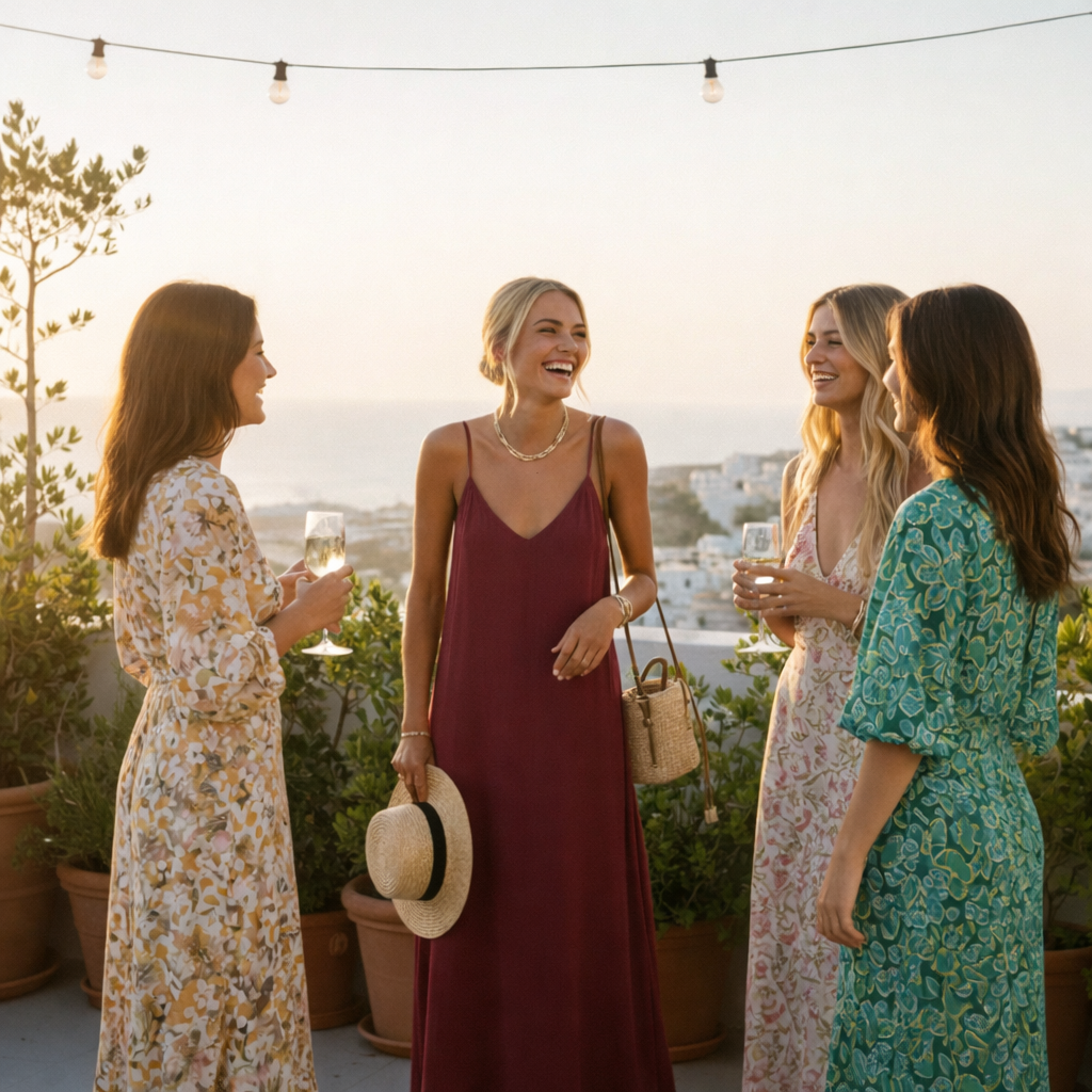 Soléna™ FlowBack Maxi Dress