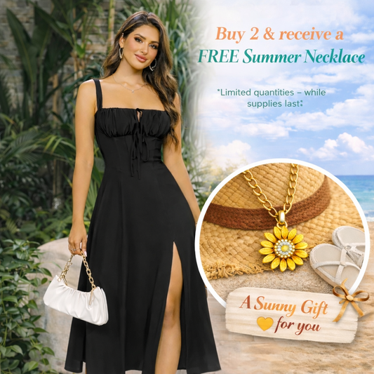 Soléna Corset Milkmaid Midi Dress