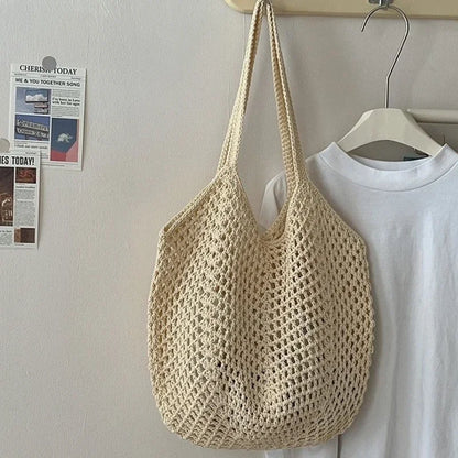 Coastal Straw Tote