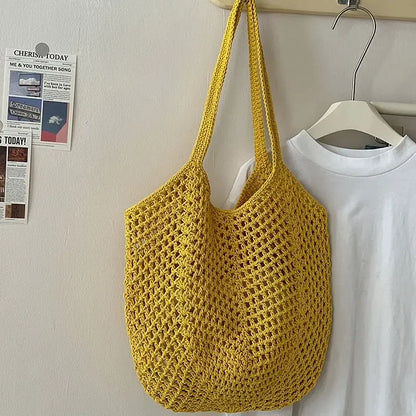Coastal Straw Tote