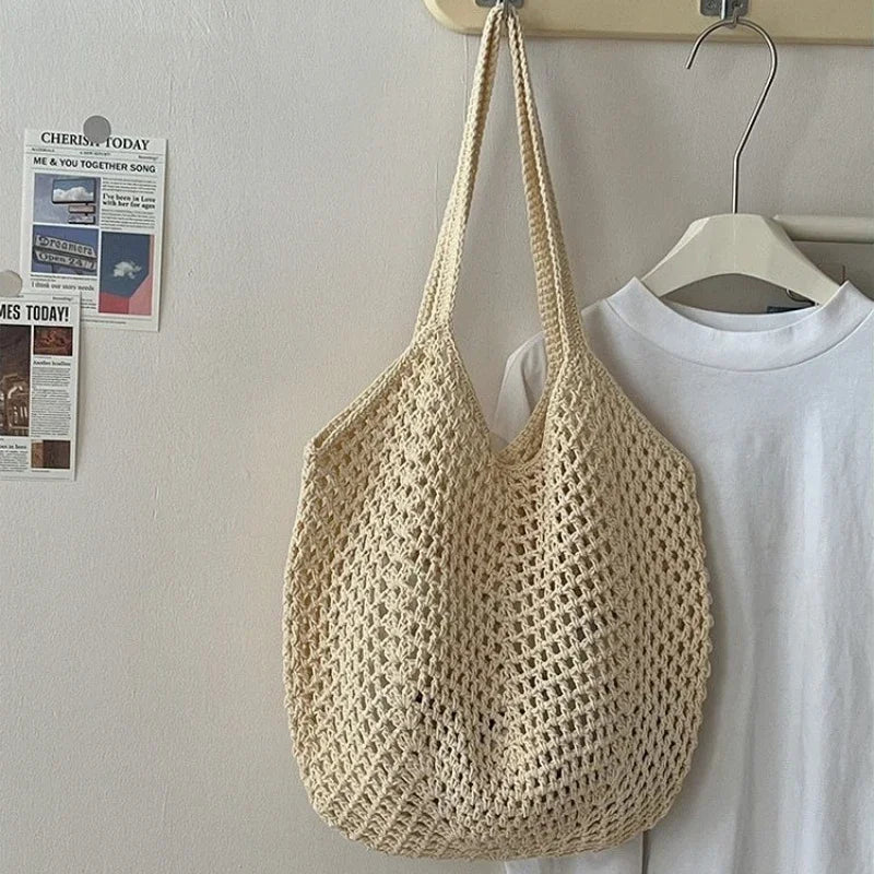 Coastal Straw Tote