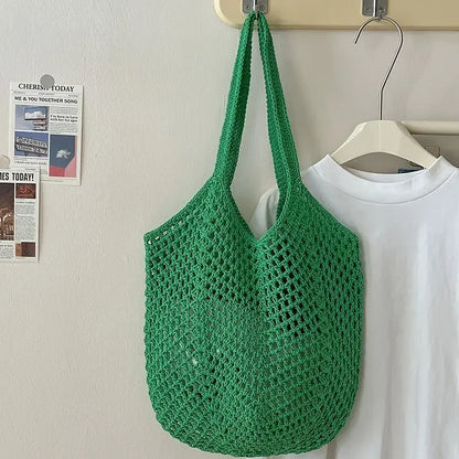 Coastal Straw Tote